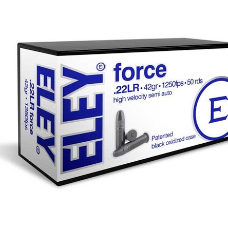 ELEY Force 02400 .22LR HV 42gr 1250fps