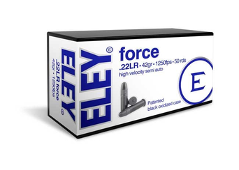 ELEY Force 02400 .22LR HV 42gr 1250fps