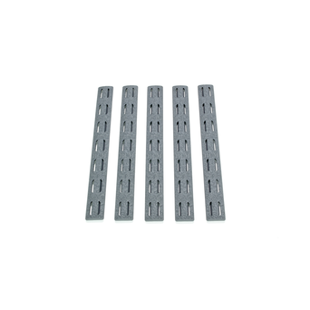 Panele ochronne do łoża w systemie KeyMod pięciopak BCM Rail Panel Kit 5.5 inch Five Pack Wolf Gray